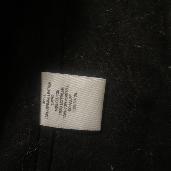 Real Leather Biker's Motorcycle Vest -Derek Lam Crosby - Picture 3 of 3